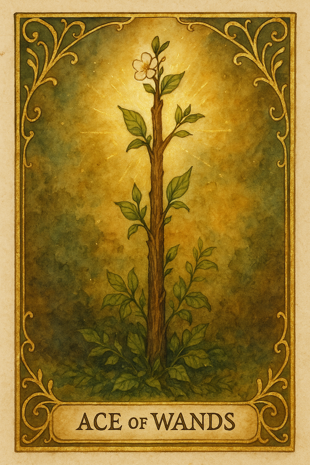 Ace of Wands Tarot Card